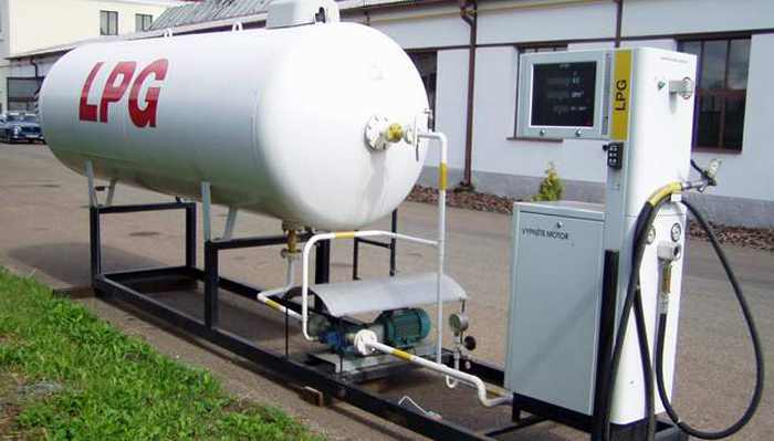 liquefied petroleum gas storage tank