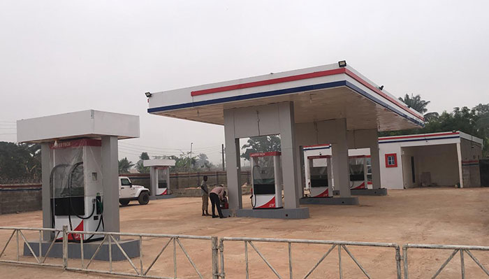 oil tank filling station project of Nigeria