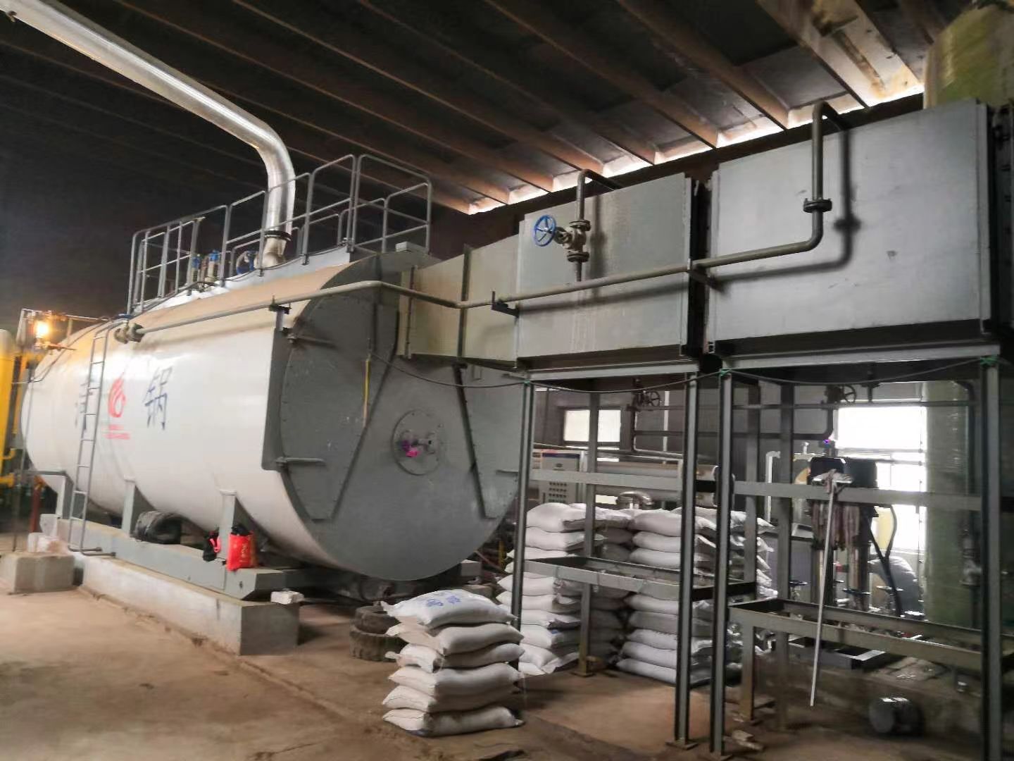 6 ton gas steam boiler for industry use