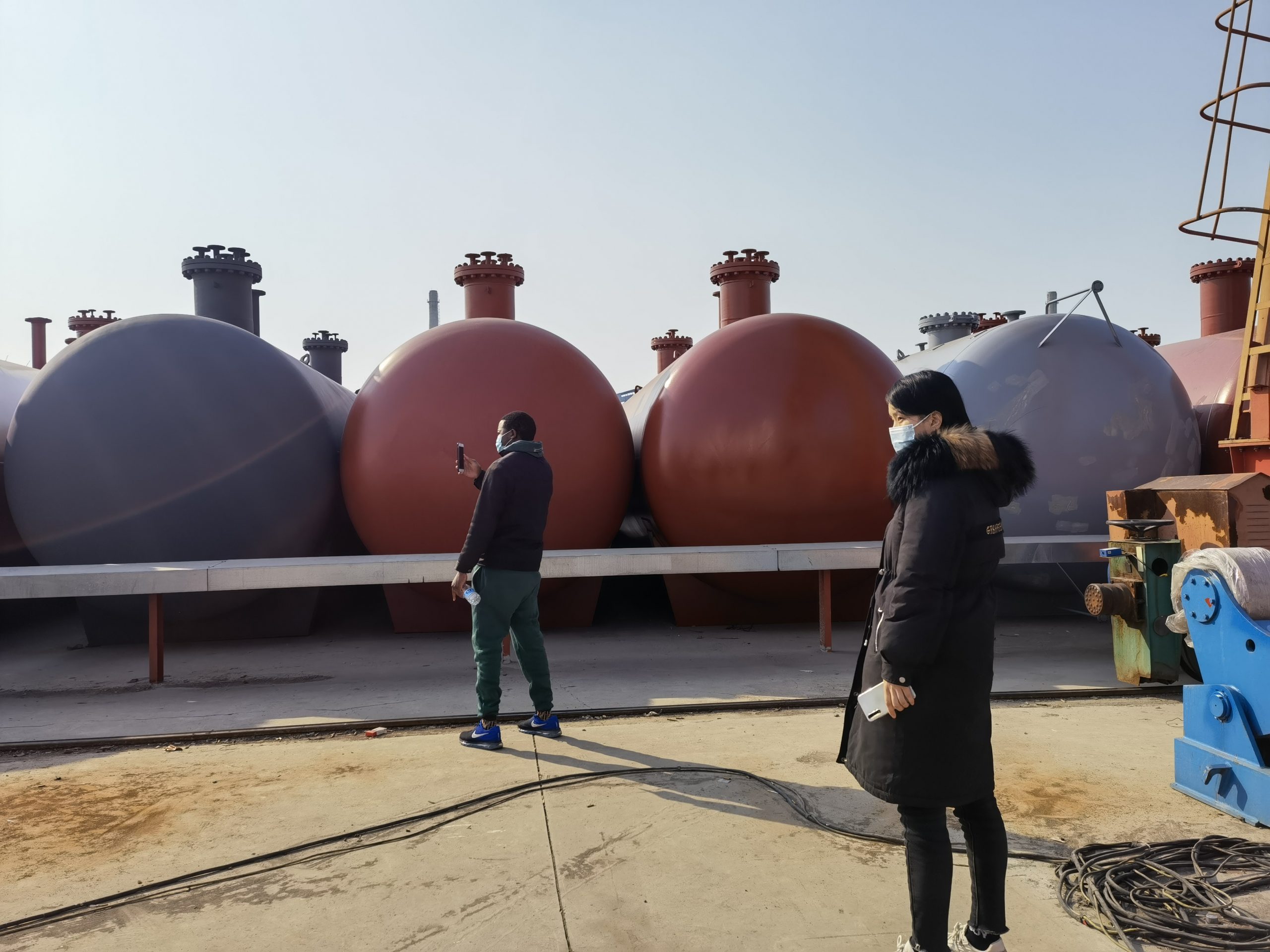 lpg tank Appearance inspection and cleaning--Jianshen Tank