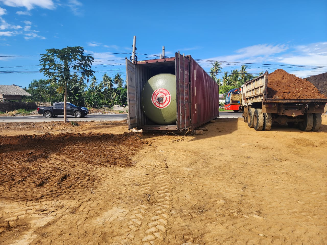 Underground oil tanks