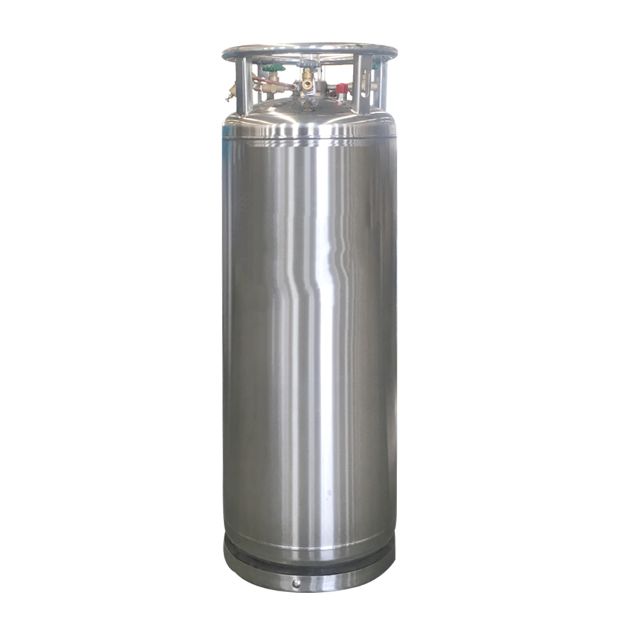 Why do cryogenic gas cylinders need to be evacuated regularly?