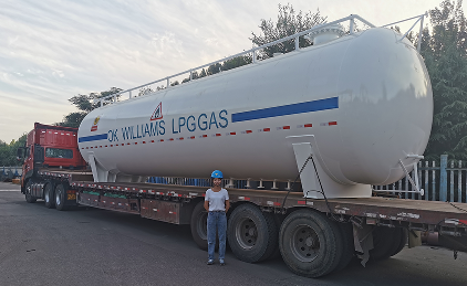 LPG storage tanks used in cold areas