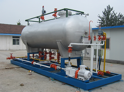 LPG skid mounted equipment composition