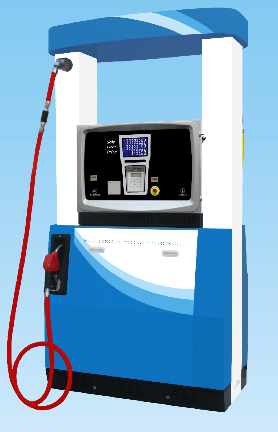 Technical support for fuel dispensers