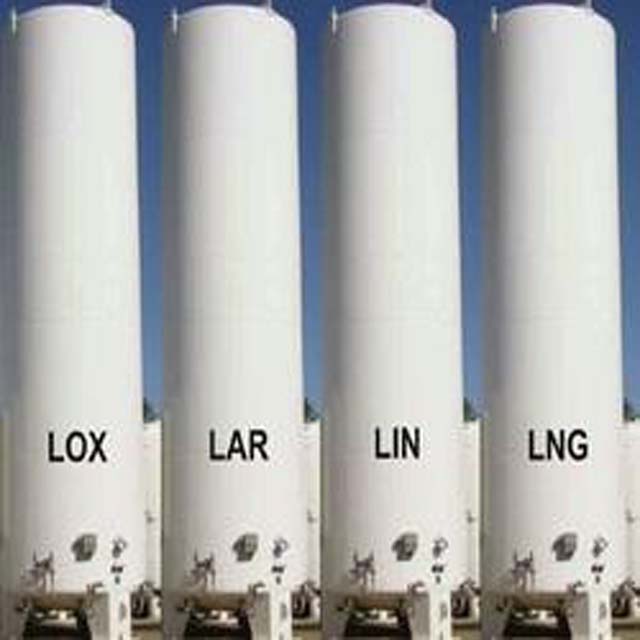 Cryogenic liquid oxygen storage tank