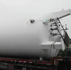 Filling process of liquid oxygen storage tank