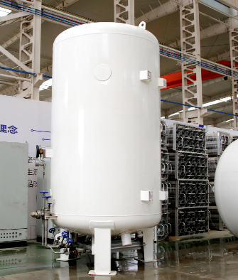 The top filling design of the cryogenic storage tank has a porous pouring filling structure