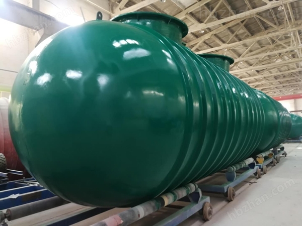 Underground double-layer fiberglass oil tank