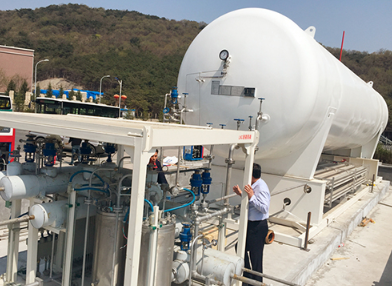 Application of LNG storage tanks