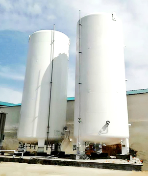 Inspection of liquid nitrogen storage tanks