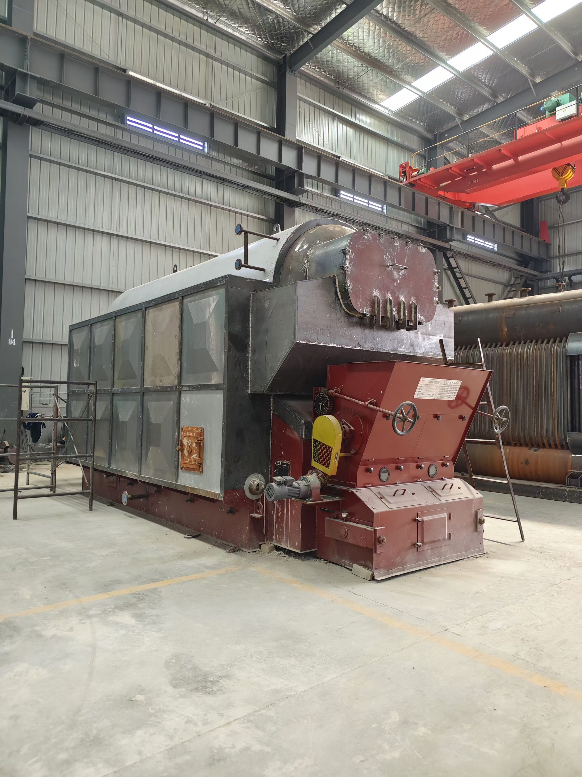 Working principle of biomass boiler