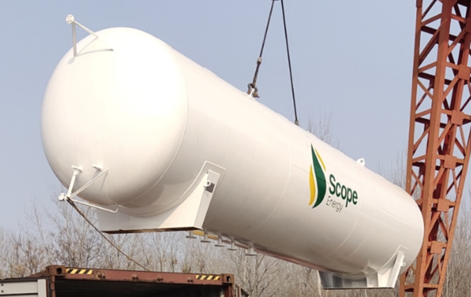 LPG 38m3 storage tank large capacity