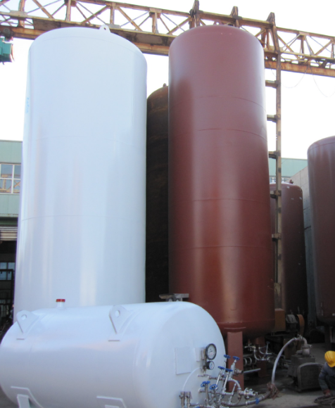 Liquid nitrogen storage tanks applications