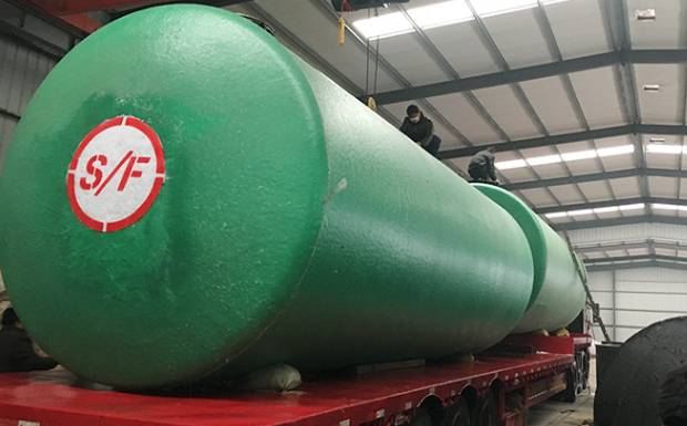 Underground Carbon Steel Fiberglass Fuel Storage Tank